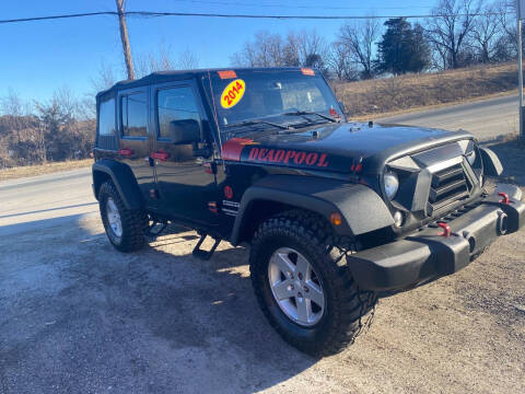 2014 Jeep Wrangler Unlimited for sale at VKV Auto Sales in Laurel MD