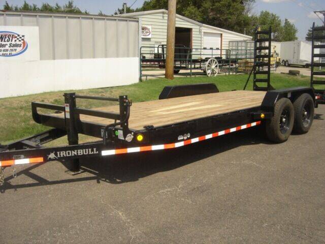 2022 83 X 20 IRON BULL HD EQUIPMENT HAULER for sale at Midwest Trailer Sales & Service in Agra KS