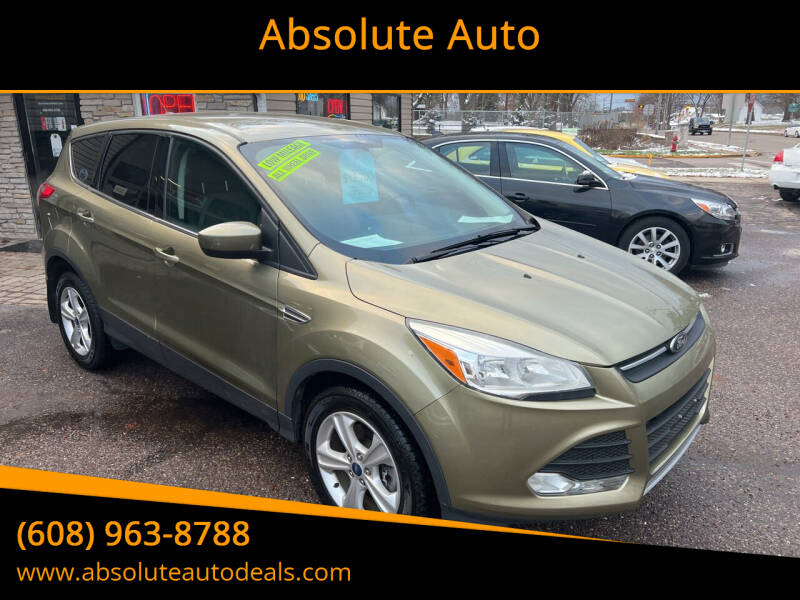2013 Ford Escape for sale at Absolute Auto in Baraboo WI