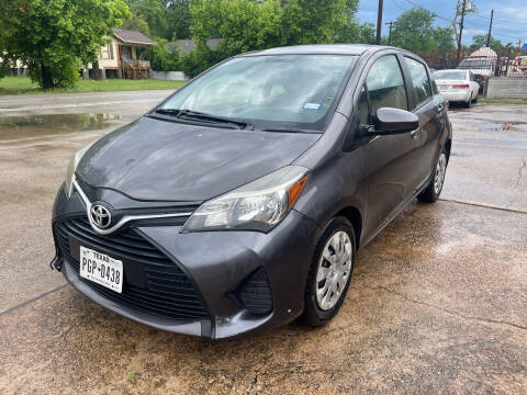2015 Toyota Yaris for sale at G&J Car Sales in Houston TX
