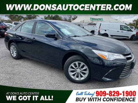 2017 Toyota Camry for sale at Dons Auto Center in Fontana CA