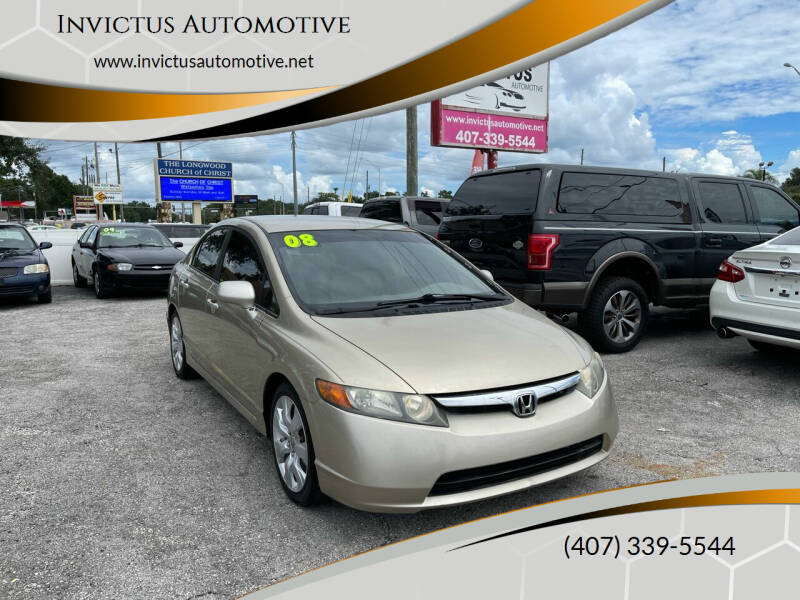 2008 Honda Civic for sale at Invictus Automotive in Longwood FL