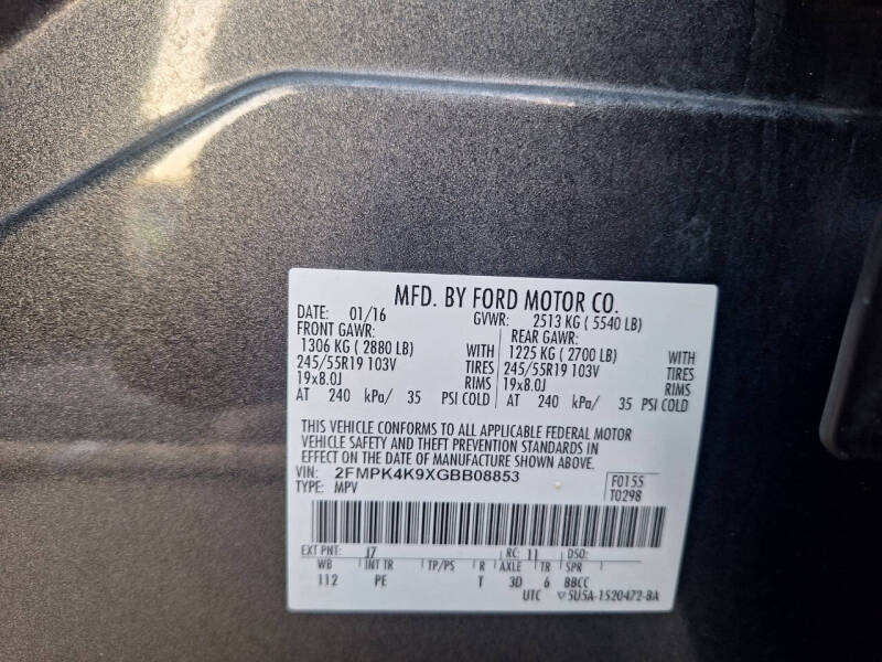 2016 Ford Edge Titanium