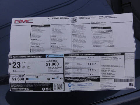 2017 GMC Terrain SLE-1