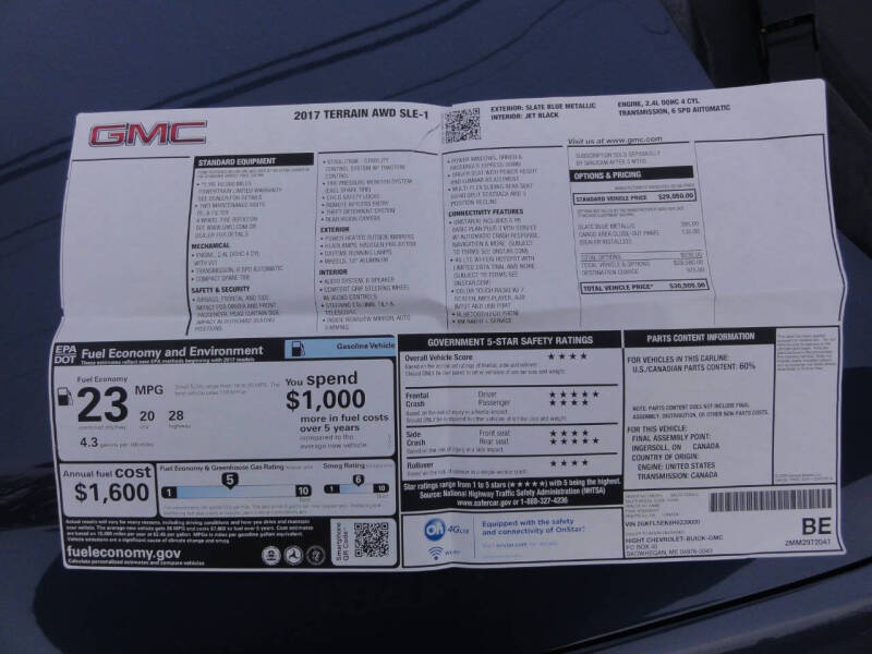 2017 GMC Terrain SLE-1