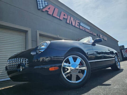 2002 Ford Thunderbird for sale at Alpine Motors Certified Pre-Owned in Wantagh NY