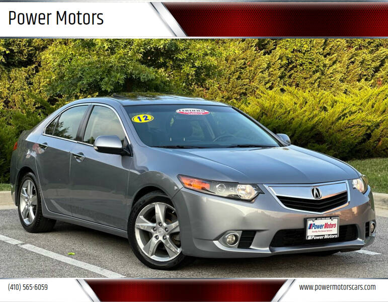 2012 Acura TSX for sale at Power Motors in Halethorpe MD