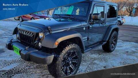 2017 Jeep Wrangler for sale at Busters Auto Brokers in Mitchell SD