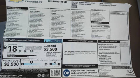 2015 Chevrolet Tahoe LTZ