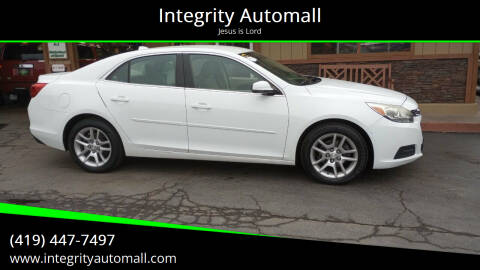 2014 Chevrolet Malibu for sale at Integrity Automall in Tiffin OH