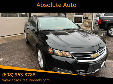 2015 Chevrolet Impala for sale at Absolute Auto in Baraboo WI