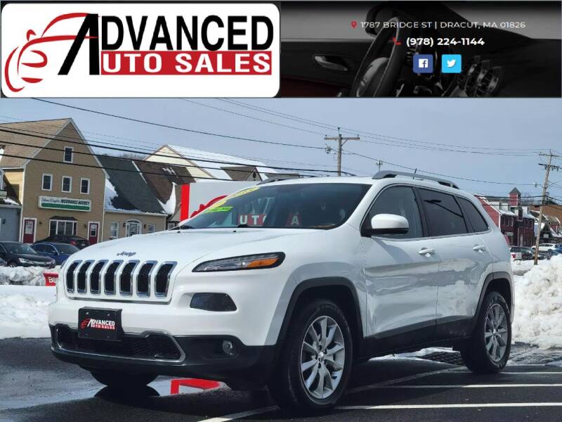 2015 Jeep Cherokee for sale at Advanced Auto Sales in Dracut MA