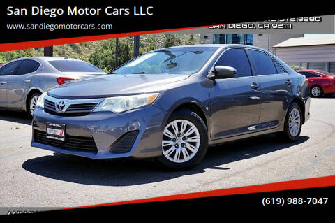 2012 Toyota Camry for sale at San Diego Motor Cars LLC in Spring Valley CA