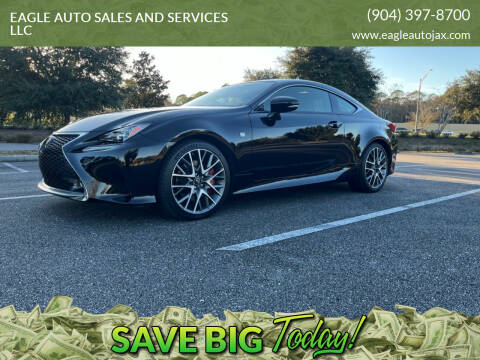 2015 Lexus RC 350 for sale at EAGLE AUTO SALES AND SERVICES LLC in Jacksonville FL