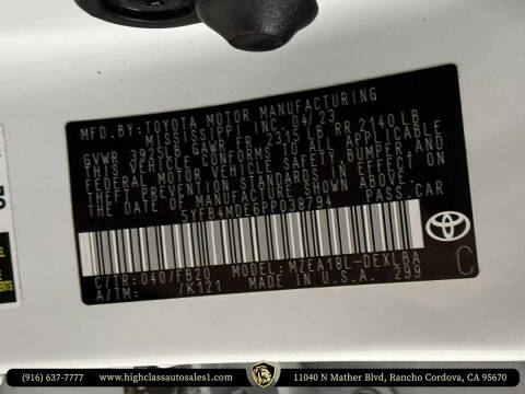 2023 Toyota Corolla LE