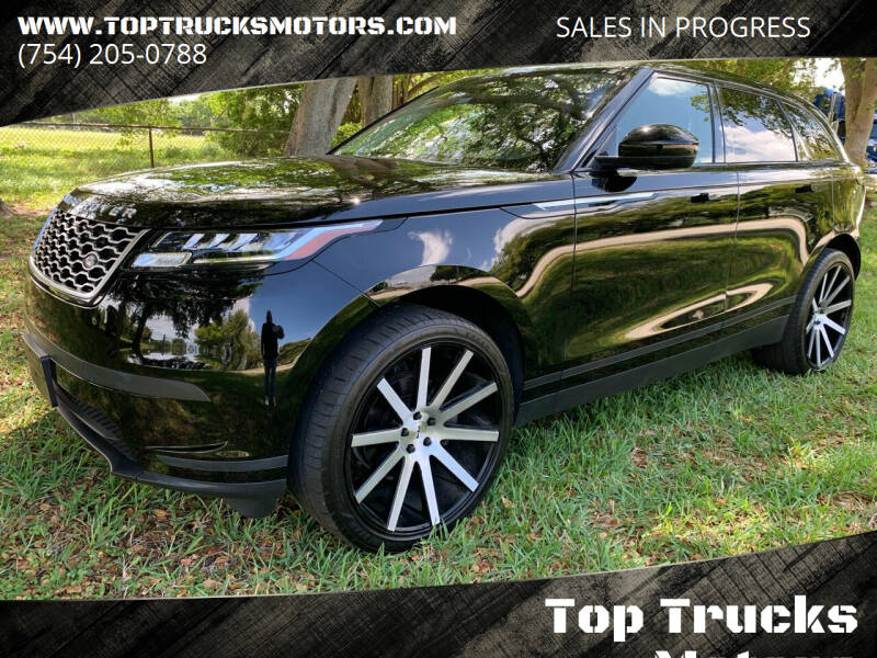 2019 Land Rover Range Rover Velar for sale at Top Trucks Motors in Pompano Beach FL