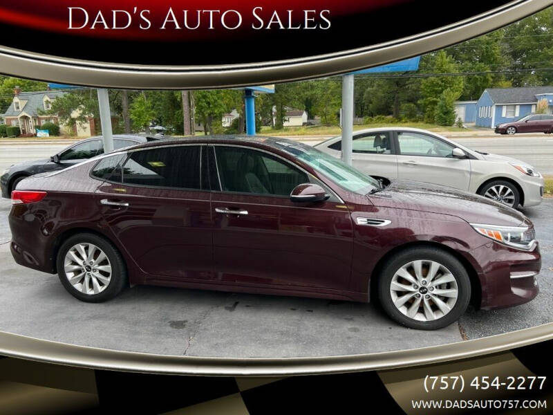 2016 Kia Optima for sale at Dad's Auto Sales in Newport News VA