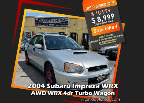 2004 Subaru Impreza for sale at Virginia Auto Mall in Woodford VA