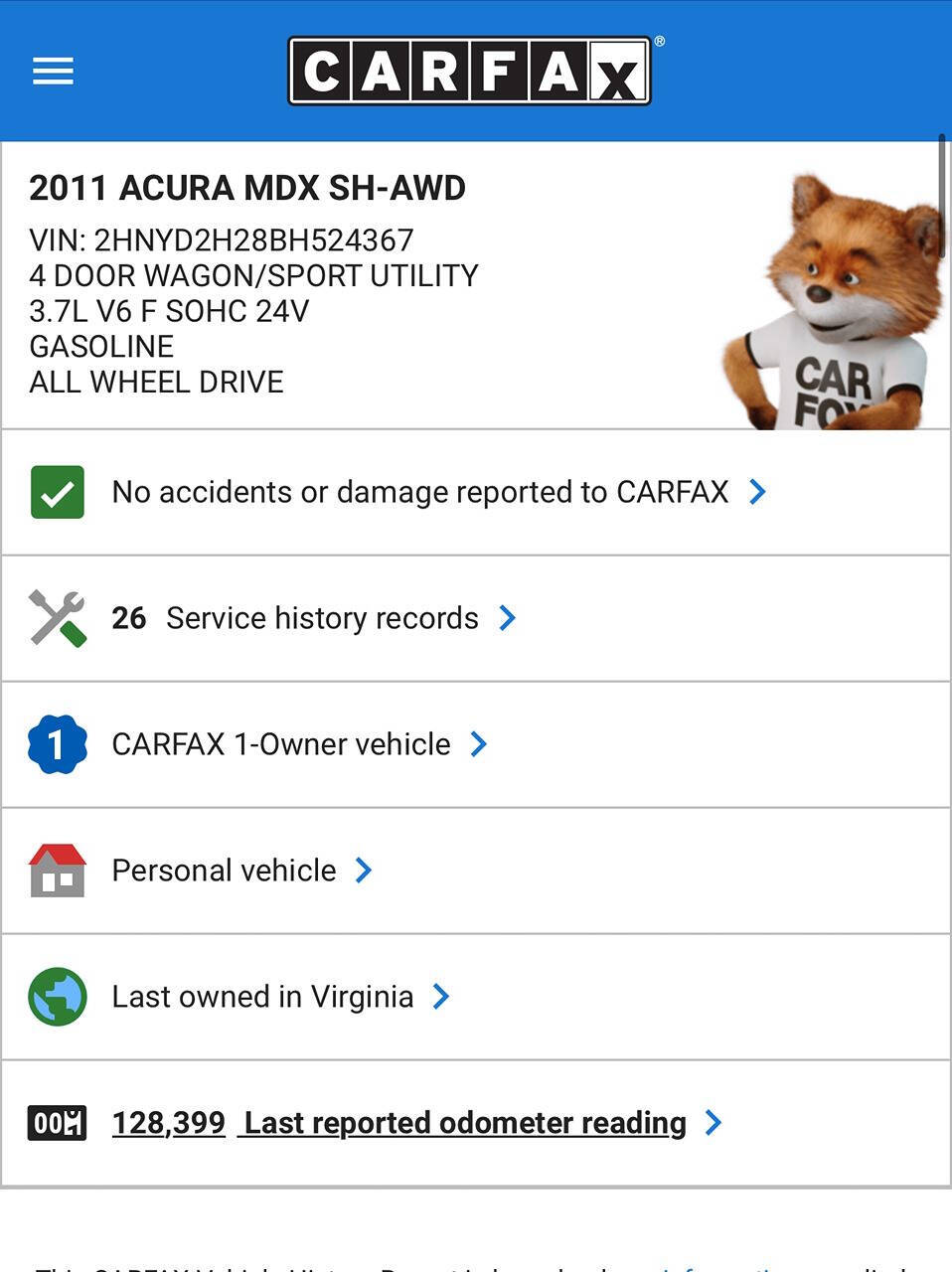 2011 Acura MDX for sale at White Top Auto in Warrenton, VA