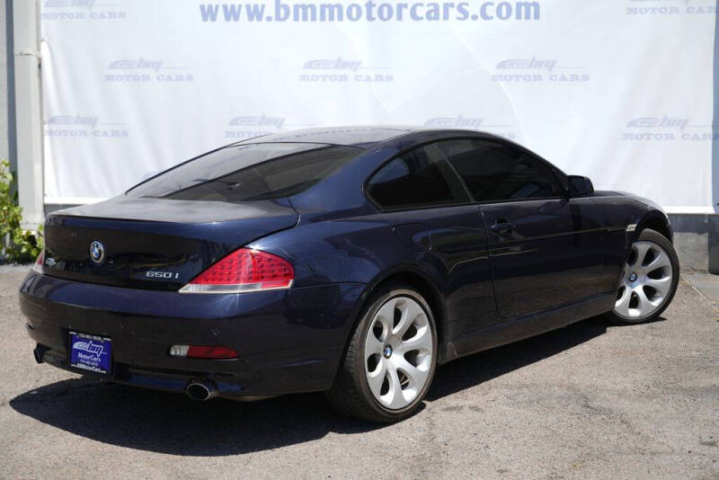 2007 BMW 6 Series 650i