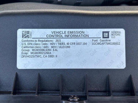 2021 Chevrolet Express 2500