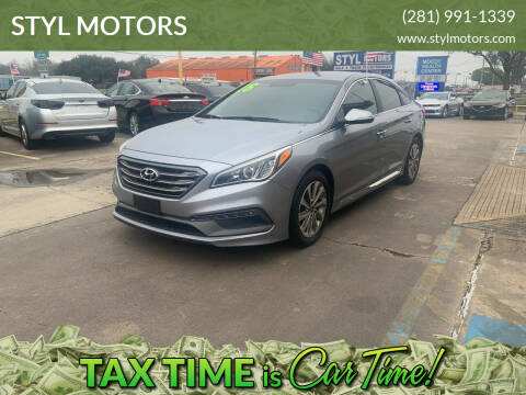 2016 Hyundai Sonata for sale at STYL MOTORS in Pasadena TX