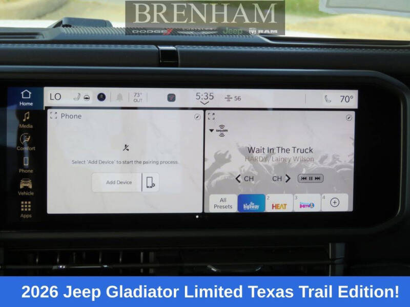 2026 Jeep Gladiator Texas Trail