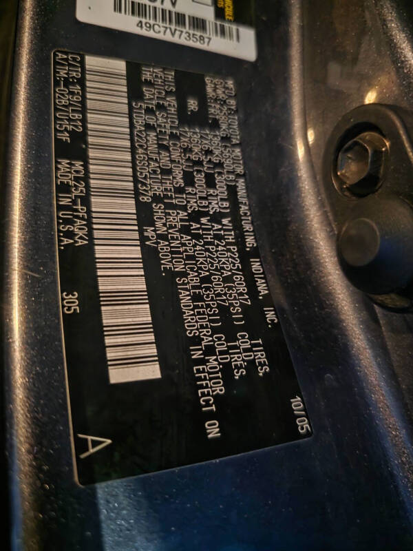 2006 Toyota Sienna XLE 7 Passenger