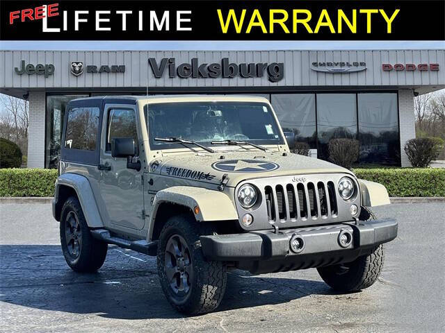 2017 Jeep Wrangler for sale at Vicksburg Chrysler Dodge Jeep Ram in Vicksburg MI