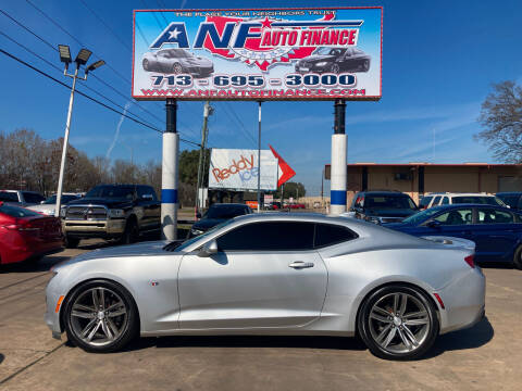 2017 Chevrolet Camaro for sale at ANF AUTO FINANCE in Houston TX