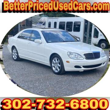 2003 Mercedes-Benz S-Class for sale at Better Priced Used Cars in Frankford DE