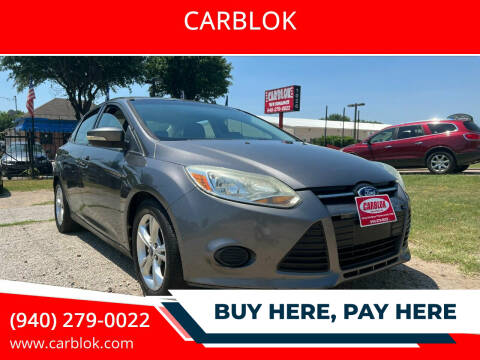 2014 Ford Focus for sale at CARBLOK in Lewisville TX