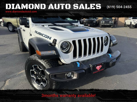 2023 Jeep Wrangler for sale at DIAMOND AUTO SALES in El Cajon CA
