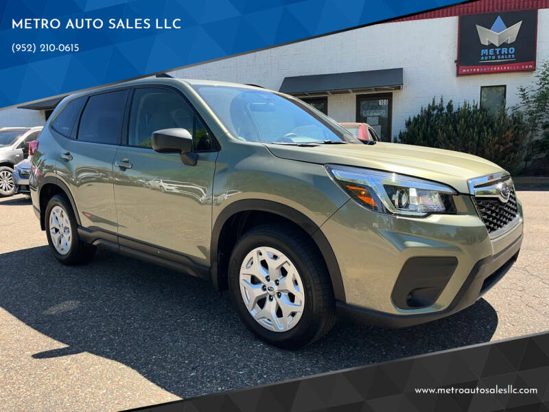2019 Subaru Forester for sale at METRO AUTO SALES LLC in Lino Lakes MN