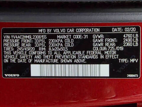 2020 Volvo XC40 T4 R-Design