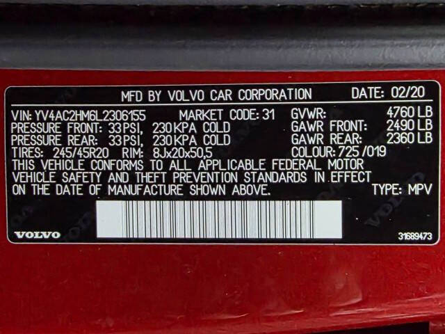 2020 Volvo XC40 T4 R-Design