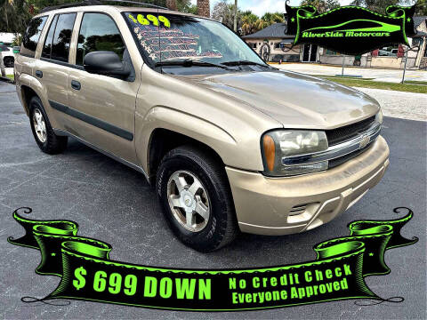 2005 Chevrolet TrailBlazer for sale at RIVERSIDE MOTORCARS INC in New Smyrna Beach FL