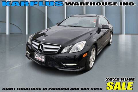 2013 Mercedes-Benz E-Class for sale at Karplus Warehouse in Pacoima CA