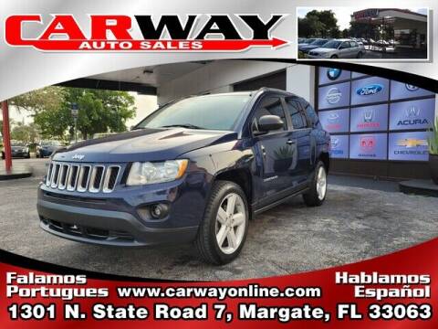 2012 Jeep Compass for sale at CARWAY Auto Sales in Margate FL