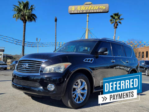 2012 Infiniti QX56 for sale at A MOTORS SALES AND FINANCE - 5630 San Pedro Ave in San Antonio TX