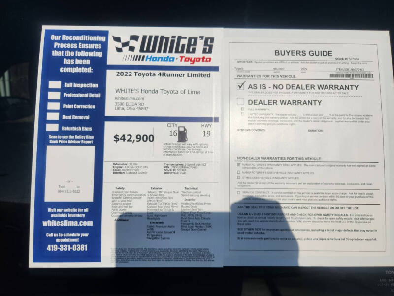 2022 Toyota 4Runner Limited