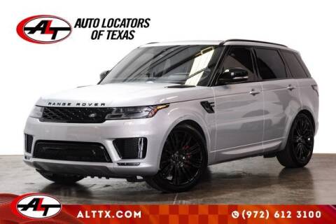 2022 Land Rover Range Rover Sport for sale at AUTO LOCATORS OF TEXAS in Plano TX