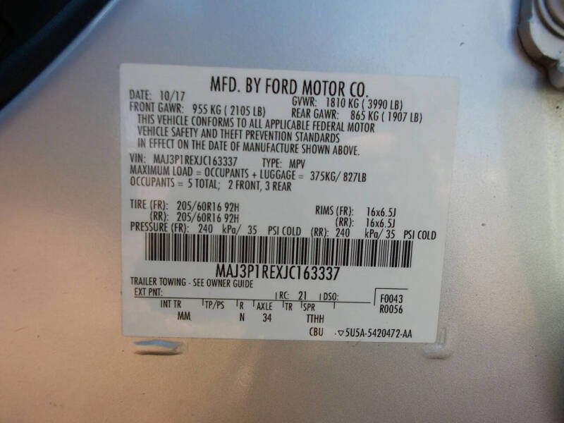 2018 Ford EcoSport S