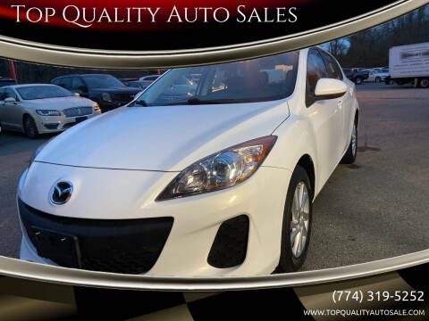 2013 Mazda MAZDA3 for sale at Top Quality Auto Sales in Westport MA