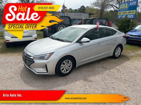 2019 Hyundai Elantra for sale at Aria Auto Inc. in Raleigh NC