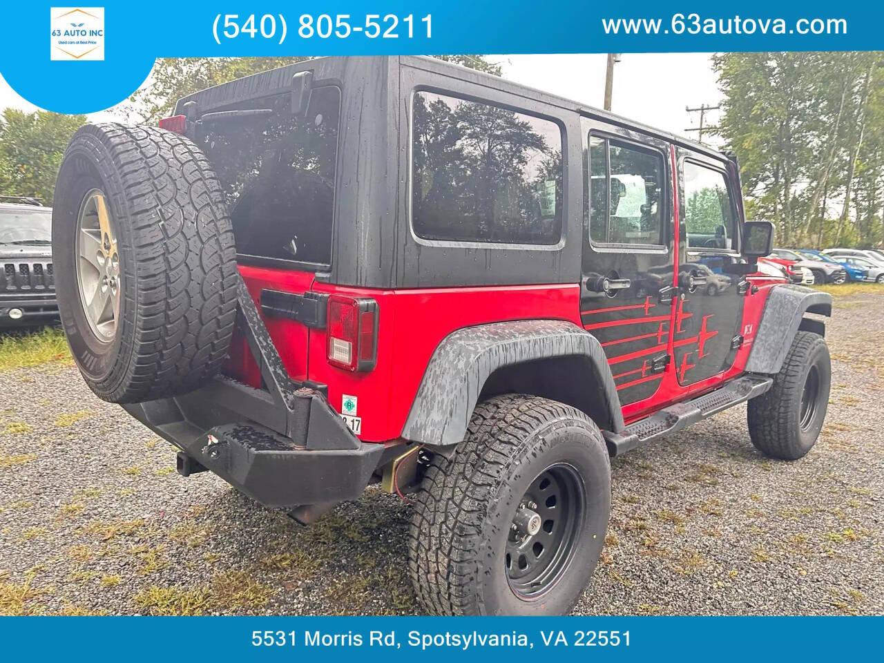 2007 Jeep Wrangler Unlimited for sale at 63 Auto Inc in Spotsylvania, VA