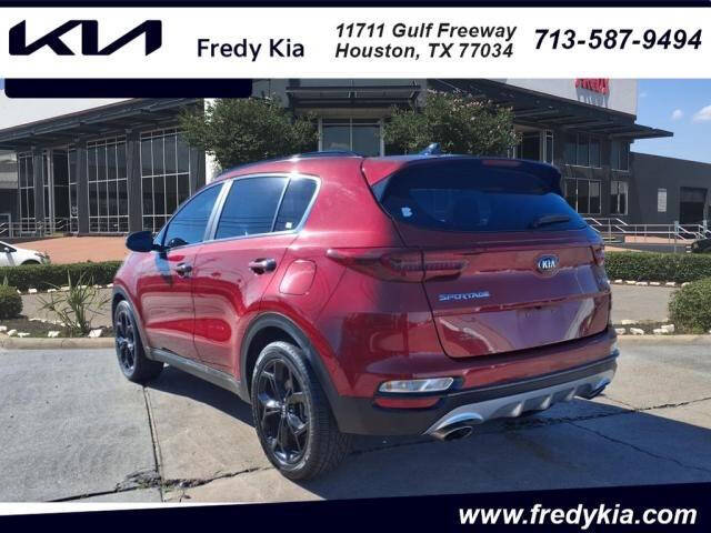 Used 2020 Kia Sportage SX with VIN KNDPR3A63L7654141 for sale in Houston, TX