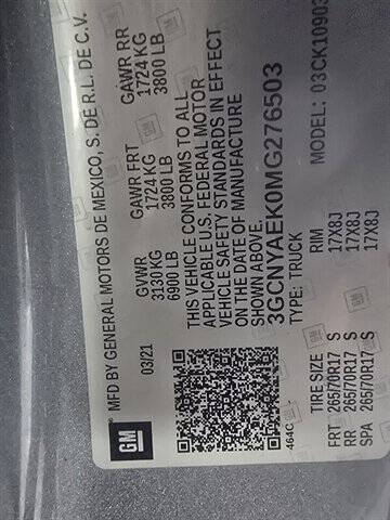 2021 Chevrolet Silverado 1500 Work Truck