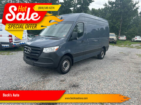 2019 Mercedes-Benz Sprinter for sale at Beck's Auto in Chesterfield VA