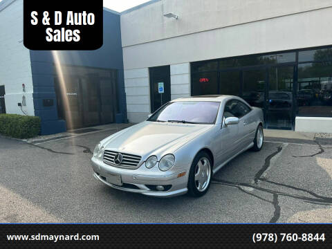 2001 Mercedes-Benz CL-Class for sale at S & D Auto Sales in Maynard MA